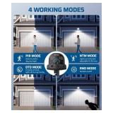 DEWENWILS Motion Sensor Outlet, Indoor Outdoor Motion Sensor Plug Outlet, Adjustable Sensing Angle,50FT Detection Range, 100FT Wireless Light Switch Transmitter, No Wiring, Long Time Delay