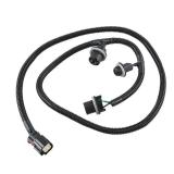 WMPHE Driver Side Tail Lamp Wiring Harness Compatible with Chevy Silverado GMC Sierra 1500 2500HD 3500HD 2016 2017 2018 2019, Replacement for 23295978, Tail Light Wire Socket Wiring Harness Kit