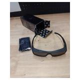 ATTCL Fashion Polarized Sunglasses for Men: Lightweight Hexagonal TR90 Frame UV Protection Sport Casual Glasse Driving Travel 2137 Black silver