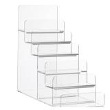 Cabilock 1pc Acrylic Wallet Holder Wallet Display Stand Bag Purse Displays Purse Display Stand Purse Organizer Stand Purse Storage Organizer Pocketbook Purse Display Rack Small Transparent