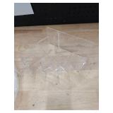 Cabilock 1pc Acrylic Wallet Holder Wallet Display Stand Bag Purse Displays Purse Display Stand Purse Organizer Stand Purse Storage Organizer Pocketbook Purse Display Rack Small Transparent