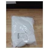 PONY DANCE Sidelight Curtain for Front Door - White Voile Sheer Panel, Light Filtering Window Treatment for Narrow Side French Door with Adjustable Tieback, W30 x L66 Inches, 2 Panels