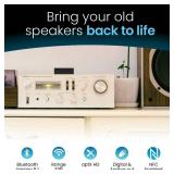 B1 Bluetooth 5.1 Hi-Fi Audio Receiver with aptX Low Latency, TI DAC, Long-Range, Analog RCA, Digital Optical (Toslink) and Coaxial Outputs