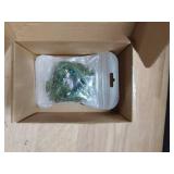 8 Pcs Dollhouse Miniature Christmas Garland with Lights Christmas LED Wreath Led Artificial Decorative Garland for Xmas Decoration Accessories Miniature Scene Model (Multicolor)