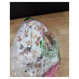 1 Pack 3 Blankets Super Soft Fluffy Premium Fleece Pet Blanket Flannel Throw for Dog Puppy Cat Paw BrownPinkWhite Small(23x16 inch)