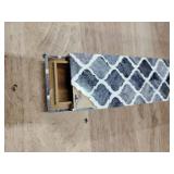 Handicrafts Home Handmade Moroccan Pattern Inspired Decorative Box, Medium Storage Organizer for Neck Chains, Watches, Memory Keepsakes - Boho Style Treasure Box, Multipurpose Gift, Grey, 10x2.5x1.5