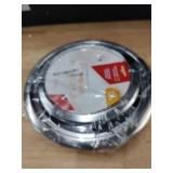 COZZIVITA 4-Piece Drip Pans Set - Compatible with GE Stoves - Chrome Finish Electric Stove Burner Drip Pans - 2 x 6inch, 2 x 8inch Stove Drip Pans - GE Stove Drip