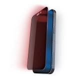 BodyGuardz Red Light Privacy Converter Compatible with iPhone Devices Screen Protector - Impact Protection With Red Light Conversion - 2-way Privacy - 9H Hardness (for iPhone 17 Pro Max - 6.9 inch)