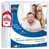 Utopia Bedding Premium Waterproof Bed Bug Mattress Cover, Full Zippered Mattress Protector, 12 Inches Deep, Dust Mite Proof 6-Sided Mattress Encasement for Bed