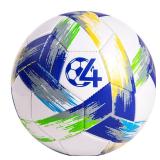 cellook Soccer Ball Size 4 with Pump and Bag, Deflated Ball - 1 Pack - Tri-Color Blue - Durable Soccer Ball for IndoorOutdoor Use - Ideal Soccer Gift for Toddlers, Kids, Youth and Adults