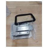 Ycsmyyds 1 Pack Stainless Door Lock Heavy Duty Flush Mount Handle Latch for Trailer Toolbox RV Handle Latch with Gasket Keys