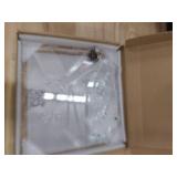 CECOLIC Wedding Card Box Clear Acrylic Card Box with Lock and Sign Wedding Money Post Gift Card Holder Box for Reception, Anniversary, Birthday Party, Graduation, Baby Shower Decorations