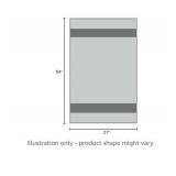 Orighty Bath Towels Pack of 2(27ftft x 54ftft) - Soft Feel, Highly Absorbent, Quick Drying Microfiber for Body, Sport, Yoga, SPA, Fitness - Grey