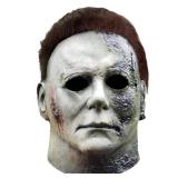 Pawirose Michael Myers Mask,Halloween Horror Masquerade Mask for Men Adullts,Horror Movie Michael MyersCostume Accessory for Cosplay (green)