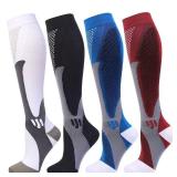 Double Couple 2 Pairs Compression Socks for Men and Women Compression Stockings