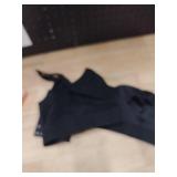 FeelinGirl Front Closure Compression Bra Breast Lift Wireless Post-Surgery Bra with Breast Support Band Black M