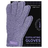 Brooklyn Botany Exfoliating Gloves for Bath and Shower  Heavy Duty Exfoliating Body Scrubber for Massage and Dead Skin Remover for Body  1 Pair