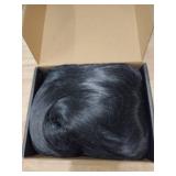 YOUNIGA Black Bob Wig With Bangs 12 Inch Short Bob wig for Women Short Bob Wigs Synthetic Fiber Bob Wigs and Halloween Cosplay Wig for Daily Life Colorful Wigs With One Cap (Nature Black)