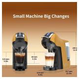 KOTLIE Espresso 5in1 Single Serve Coffee Maker, 19Bar CappuccinoandLatte Maker, ColdandHot Brewing Coffee Machine for K*cupNES*presso OriginalD*olce G*ustoGround Coffee44mm ESE(Yellow) - Retail: $99
