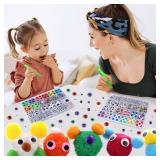Neng-Q 2500PCS Googly Eyes, 48 Styles Googly Eyes Self Adhesive for Crafts, Multi Colors and Sizes Wiggle Eyes for DIY Art Projects Craft Supplies