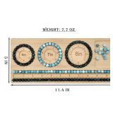 Petoysoso Bead Boards for Jewelry Making, Bamboo Beading Board for Bracelet, Jewelry Making Supplies,Bead Tray Supplies