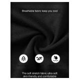 JMIERR Menfts 3 Pack Cotton Hipster Hip Hop Longline Crewneck T-Shirt, Short Sleeve Gym Workout Athletic T Shirts for Men Pack,XL, BlackBlackBlack