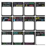 Spakon 12 Pcs Modern Appreciation Sticky Notes 3 x 4 Inch Funny Inspirational Sticky Note Motivational Memo Pads Cute Positive Notepads Office Supplies, 30 Sheets Each (Classic Style)