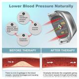 Lower Blood Pressure Naturally, Home Use Blood Pressure Lowering Device with Heart Rate Monitoring, Improve Blood Circulation and Reduce Blood Viscosity, for Hypertensive and Rhinitis