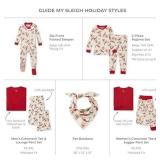 Burtfts Bees Baby Family Matching Holiday Pajamas - Organic Cotton PJs for Infants, Toddlers, Kids, Men, and Women