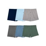 Fruit of The Loom Menfts Tag-Free Boxer Shorts (Knit and Woven), Knit - 6 Pack - Assorted Colors, X-Large