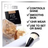 Maybelline Fit Me Loose Setting Powder, Face Powder and Finishing Makeup, Fair Light, 1 Count