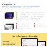 INFILAND Case for Samsung Galaxy Tab S10 LiteTab S10 FE S9 FE 5G 10.9 InchTab S9 11 Inch, Slim Protective Cover with Multi-Angle Magnetic Origami Stand, Auto WakeSleep (Burgundy)