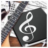 Sheet Music Folder, 8.5 × 11 Music Binder, 4 Page Expand, 52 Pages Capacity, Writable Choir Folder, Black