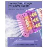 Sundu Steamer for Clothes,15s Fast Heat-up Handheld Garment Steamer,35mins Runtime and 180ml Large Tank,25gmin Steam,Ceramic Panel,Stands on Desk,Wrinkle Remover for Travel, Home, Office(Blue)