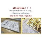 LYCGS 7X5ft Happy Birthday Backdrop Golden Square Light String Photography Background Girls Women 16th 18th 20th 21st 30th 40th 50th Birthday Party Decorations X-200