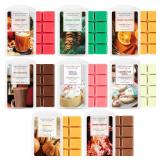 STRN Scented Fall Wax Melts 8 Pack Wax Cubes, Soy Wax Cubes for Warmer, Vanilla Cupcake, Orange Cinnamon, Balsam and Cedar, Warm Campfire, Apple Cider, Cookies for Santa, Pumpkins (8 x 2.5oz)