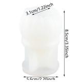 XIAOSHUI Pumpkin Candle Molds - Silicone Molds for Halloween Candle Making and Home Decor