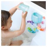 Nuby Wacky Waterworks Pipes Bath Toy - Baby Bathtub Toy with Interactive Features for Cognitive Development