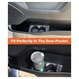 LINOAH Cup Holders Insert Compatible with 2019-2026 Ram 1500 Cup Holder, Replace number5YK46TX7AC 5YK47TX7AC, Door Cup Holders for Right and Left Pocket, Pack of 2