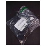 Kaximil Womenfts Square Neck Ruffle Hem Mini Dress Ruched Waist Short Party Dresses, X-Small, Black