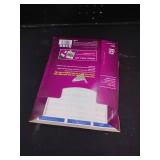 Avery Printable Address Labels with Sure Feed, 1\ x 2-58\in, Matte Clear, 300 Blank Mailing Labels (18660)in