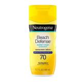 Neutrogena Sunscreen Lotion Beach Defense SPF 70, Face and Body Sunscreen, Broad Spectrum, Fast Absorbing, 6.7 Fl Oz, Water Resistant 80 Min, Oil-Free, Oxybenzone and Octinoxate Free
