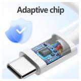 Car Carplay Cable for Apple iPhone 16,iPhone 16 Plus, iPhone 16 Pro, iPhone16 Pro Max, for Airpods 4 Gen,Airpods Pro 2nd,USB A to USB C Fast Charger Carplay Cable Car Charging Cord 3FT (White)