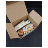 Soaoo 6 Pcs Fall Thanksgiving Wooden Table Signs: Hello Fall, Gnomes, Truck, Pumpkin, Scarecrow, Leaf - Orange and Blue - 4.33\ W x 5.55\in H - Tabletop - Wood - Thanksgiving Decorin