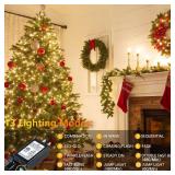 Extra-Long 800 LED Christmas String Lights Outdoor Indoor, 13 Modes Warm White Christmas Lights Waterproof, Super Bright Twinkle Fairy Lights Plug in Clear Wire for Xmas Tree Bedroom Wedding Party