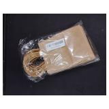 AWELL Mini Size Kraft Paper Bag with Handle Party Favours Bag 6x4.5x2.5 inch for Wedding Birthday Baby Shower Recycled Bag, Pack of 24
