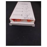 Teskyer Luggage Tags, 3 Pack Premium PU Leather Luggage Tags for Suitcases, Privacy Protection Travel Bag Tags, Orange