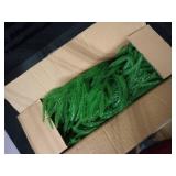 Senjie Christmas Garland Norfolk Pine Garland Real Touch Artificial Greenery Garland for Mantle Fireplace Table Indoor Outdoor Holiday Decortions 5FT 2PCS