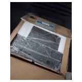 Homeiju 2-Pack Plant Stand Indoor, 2 Tier Wood Corner Plant Stand, Modern Square Plant Shelf Flower Stand for Living Room Patio Balcony Garden, Rustic Brown