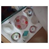 BTaT- Tea Cups and Saucers, Set of 6, 8 oz, Floral Design, Porcelain Tea Cup Sets, Dishwasher Safe